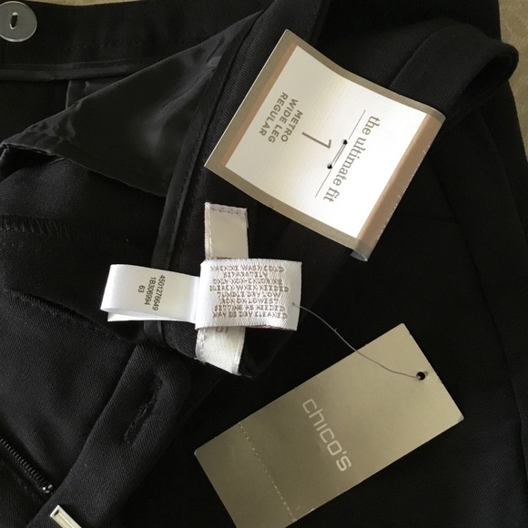 Chico’s METRO WIDE-LEG TROUSER PANTS - Picture 10 of 16